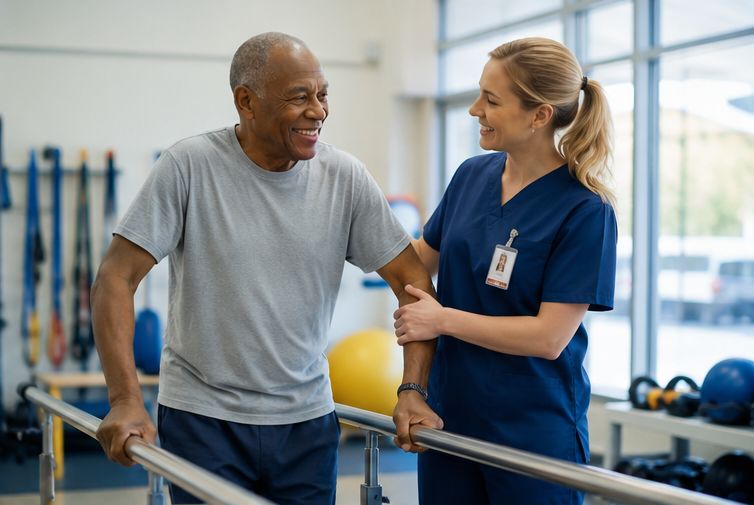 Residents in rehab at The Waters of Rising Sun
